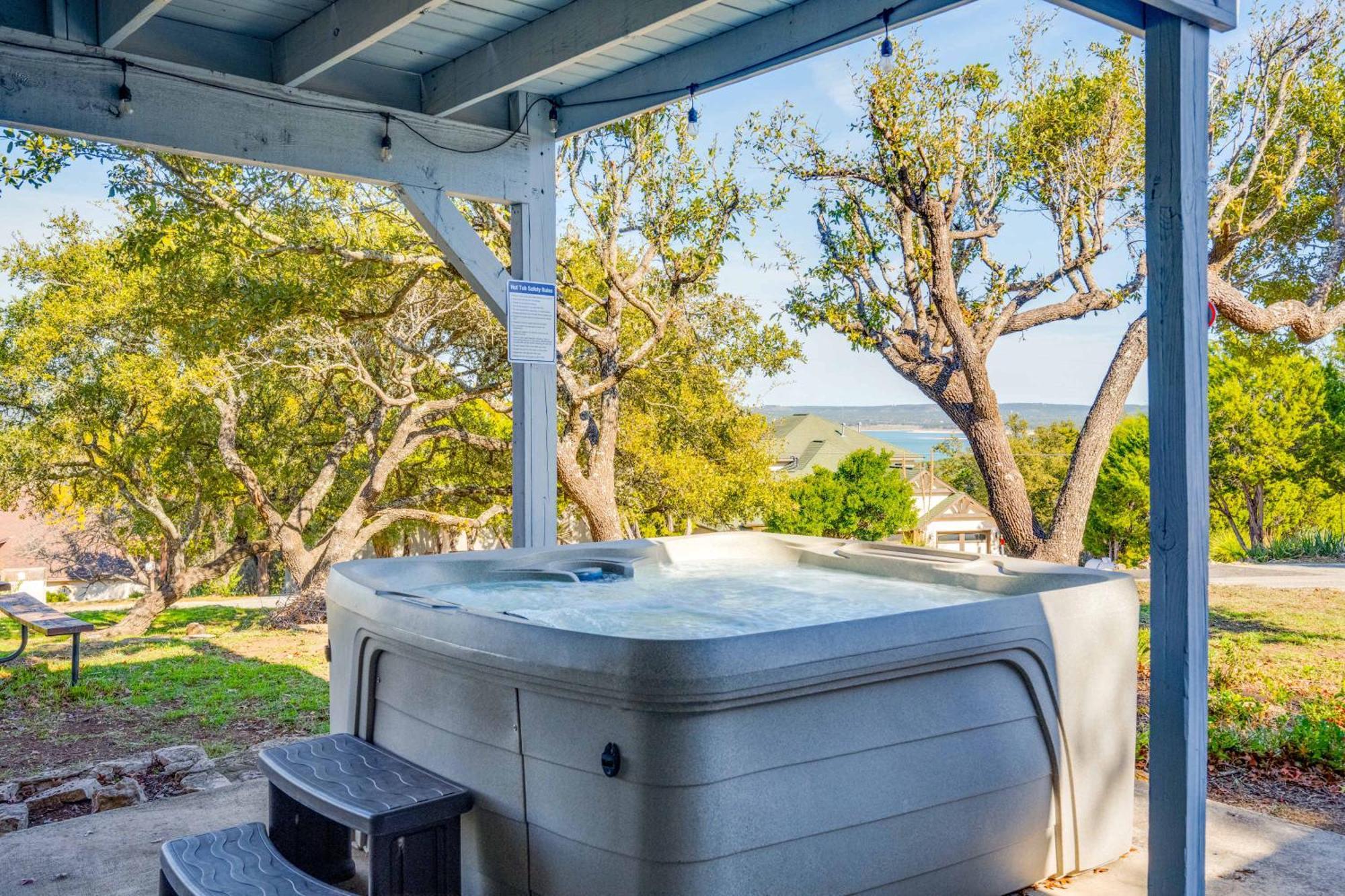 Tequila Sunrise Hot Tub Lake View Firepit Pool Canyon Lake Bagian luar foto